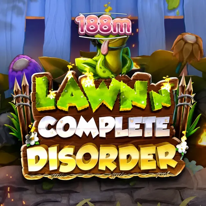 Giao diện trò chơi slot Lawn N’ Complete Disorder với các nhân vật rau củ hoạt hình